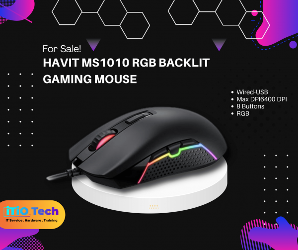 Havit MS1010 RGB Backlit Gaming Mouse ITIO Tech